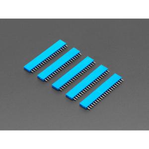 20-pin 0.1 Female Header - Blue - 5 pack Shipping Discount Sale