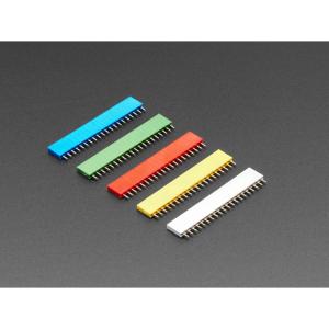 20-pin 0.1 Female Headers - Rainbow Color Mix - 5 pack Official Site Sale Online