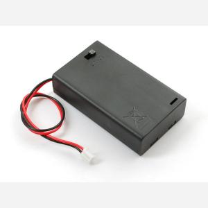 3 x AAA Battery Holder with On/Off Switch and 2-Pin JST Supply