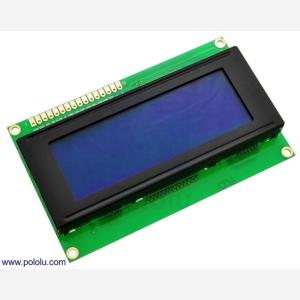 20x4 Character LCD with LED Backlight (Parallel Interface), White on Blue 2025 Newest Online