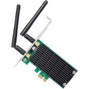 TP-Link Archer T4E - 2.4G/5G Dual Band Wireless PCI Express Adapter for Desktop Computer - PCIe WiFi Card - Low Profile - Long Range Beamforming - Heat Sink Technology - Supports Windows 11/10/8.1/8/7 Manchester Cheap Pice