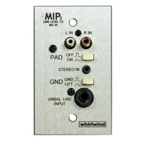 Whirlwind MIP2S 1-Gang Wall Input Plate with 3.5mm TRS, Dual RCA, 1/4-Inch TS Inputs, Stainless Buy Cheap Newest