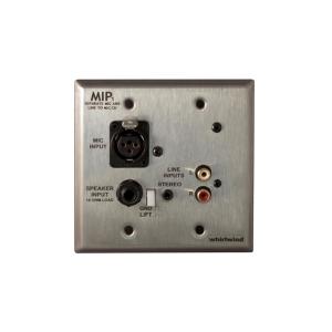 Whirlwind MIP1S 2-Gang Wall Input Plate with XLRF, 3.5mm TRS, Dual RCA, 1/4-Inch Speaker Inputs, Stainless Sale Explore