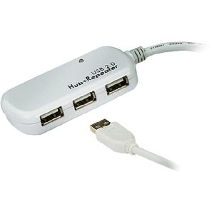 ATEN 4-port USB 2.0 Extender Hub-TAA Compliant - USB - External - 4 USB Port(s) - 4 USB 2.0 Port(s) Free Shipping Outlet