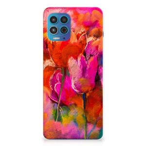 Hoesje maken Motorola Moto G100 Tulips Cheap Sale Now