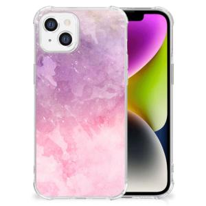 Back Cover iPhone 14 Pink Purple Paint Sale For Nice