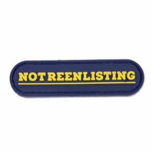 Violent Little "Not Reenlisting" PVC Patch Sale Classic