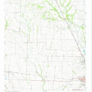 1962 Greenville NW, TX  - Texas - USGS Topographic Map Clearance New Arrival