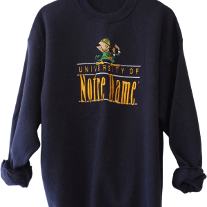 Navy Blue University Notre Dame Fighting Irish Sweatshirt Buy Cheap Manchester