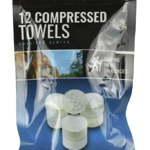 SE 12 Compressed Towels (12 Pack) Small 9-1/2" x 10" White NW9510 Buy Cheap New