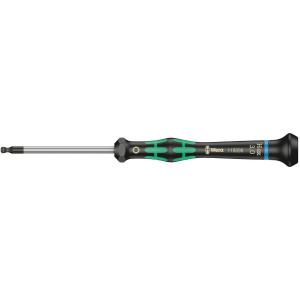 Wera 2052 Ball end hexagon screwdriver for electronic applications, 3/32" x 60 mm Marketable