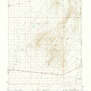 1960 Conger Range, UT - Utah - USGS Topographic Map Cheap Sale Explore