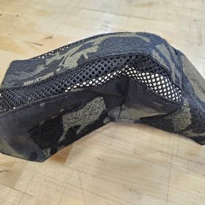 OVERSTOCK/SHIPS ASAP- A&A Tactical, LLC Helmet Cover for Ops-Core FAST Ballistic Sz M/L (NEW Size L) in Multicam Black w/ Black Mesh Outlet Shop Offer