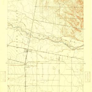 1916 Jacobs Corner, CA - California - USGS Topographic Map With Credit Card Free Shipping