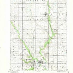 1912 Ames, IA  - Iowa - USGS Topographic Map Top Quality Online
