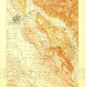1916 Santa Rosa, CA  - California - USGS Topographic Map Sale Footlocker Finishline