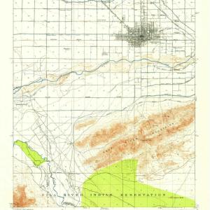 1912 Phoenix, AZ  - Arizona - USGS Topographic Map Outlet Locations Sale Online