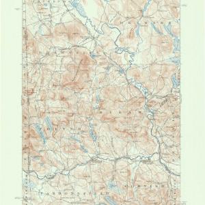 1910 Kezar Falls, ME - Maine - USGS Topographic Map v2 2025 New