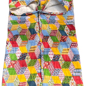 Vintage 70s Snug Sack Sleeping Bag Patchwork Barclay Discount
