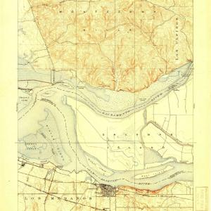 1918 Collinsville, CA - California - USGS Topographic Map Footlocker Pictures Cheap Online