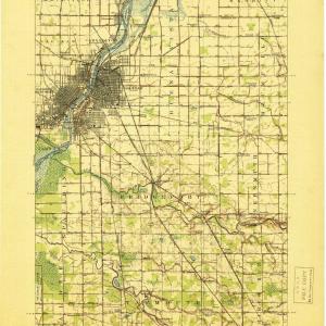 1919 Saginaw, MI  - Michigan - USGS Topographic Map Outlet Free Shipping Authentic
