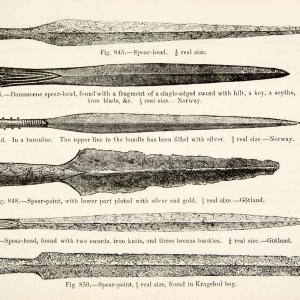 1889 Wood Engraving Spear-head Spear-point Damascene Sword Hilty Key XGYA7 Fake Cheap Online
