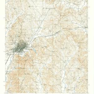 1921 Meridian, MS  - Mississippi - USGS Topographic Map Sale Outlet