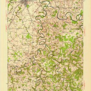 1921 Bowling Green, KY  - Kentucky - USGS Topographic Map Find Great Cheap Online