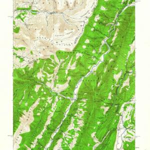 1920 Onego, WV - West Virginia - USGS Topographic Map Clearance Pick A Best