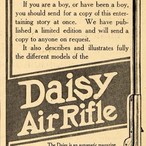 1908 Ad Daisy Automatic Magazine Air Rifle Plymouth MI - ORIGINAL EM2 Buy Cheap Browse