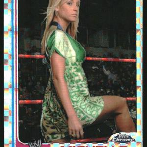 2008 Topps Heritage III Chrome WWE X-Fractors #60 Michelle McCool Free Shipping High Quality