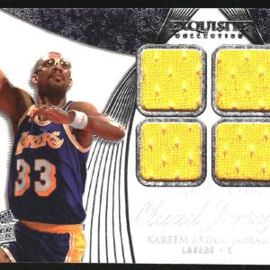 2007-08 Exquisite Collection Extra Quad Jerseys Kareem Abdul-Jabbar /25 With Paypal Cheap Pice