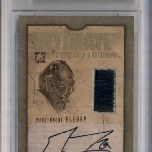 2005 In the Game Ultimate Memorabilia Stick Auto Gold Marc-Andre Fleury /10 Largest Supplier