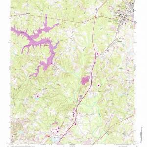 1967 Wake Forest, NC  - North Carolina - USGS Topographic Map Outlet Huge Surprise