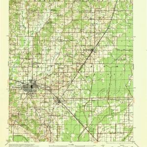 1939 Jonesboro, AR  - Arkansas - USGS Topographic Map Sale Top Quality