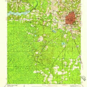 1940 Tallahassee, FL  - Florida - USGS Topographic Map Cheap Factory Outlet