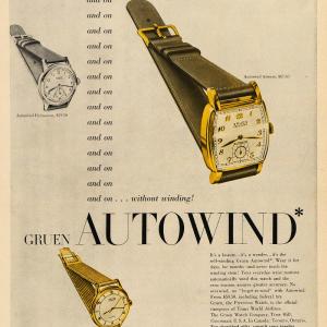 1949 Ad Autowind Gruen Watch Wrist Time Jewelry Hill Cincinnati Ohio ESQ4 Cheap Sale Comfortable