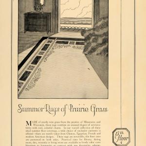 1924 Ad R.H. Macy Wisconsin Minnesota Prairie Grass Rug - ORIGINAL CL4 Buy Cheap Low Cost