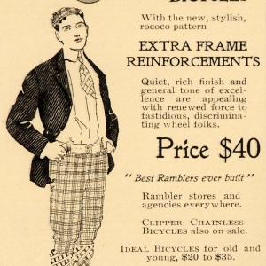 1900 Ad Rambler Bicycle Fashion Cycle Gormully Jeffery - ORIGINAL LHJ4 Buy Cheap Cheapest