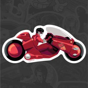 "Kaneda's Bike" Sticker by Craig Drake Discount Shop For
