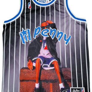 00s Penny Hardaway Lil Penny Magic Basketball Jersey By Post Game Quality Free Shipping