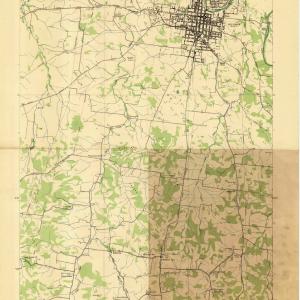 1936 Columbia, TN  - Tennessee - USGS Topographic Map Online Online High Quality