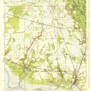 1935 Slidell, LA  - Louisiana - USGS Topographic Map Get Authentic Cheap Online