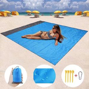Waterproof Beach Mat - Pocket Picnic Blanket, Sand-Free, Camping and Outdoor Bedding Outlet Store Cheap Pice