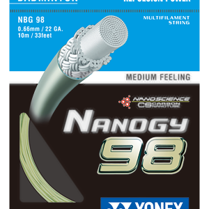 Yonex Nanogy 98 Badminton String Set of Cosmic Gold 0.66mm 22ga Store Sale