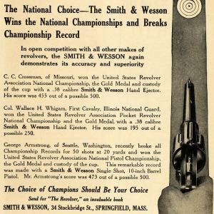 1911 Ad Smith Wesson Pistol Gun Firearm Crossman Whigam - ORIGINAL PM2 Outlet Discount Sale