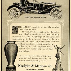 1911 Ad Nordyke & Marmon Co. Roadster Car Trophies - ORIGINAL ADVERTISING PM2 Outlet Huge Surprise