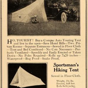1915 Ad Compact Auto Touring Tent Hiking Car Camping - ORIGINAL ADVERTISING SA1B Cheap Lowest Pice