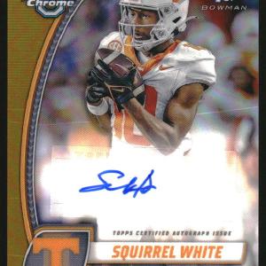 2024 Bowman Chrome University Prospect Autograph Gold Squirrel White RC Auto /50 Cheap Exclusive