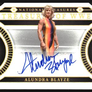 2024 National Treasures WWE Treasures of WWE Auto Holo Gold Alundra Blayze /10 New Styles Cheap Pice